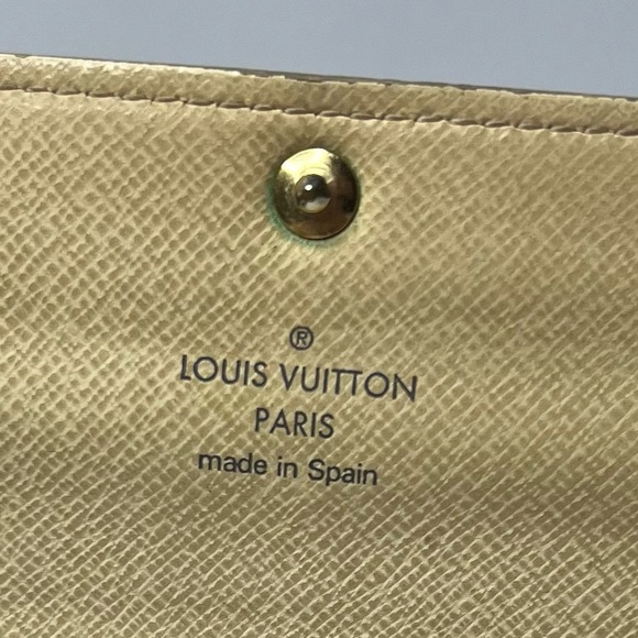 ♥️LOUIS VUITTON Portefeuille Damier Azur Long Sarah Bifold Wallet | PRELOVED!! - Picture 7 of 16